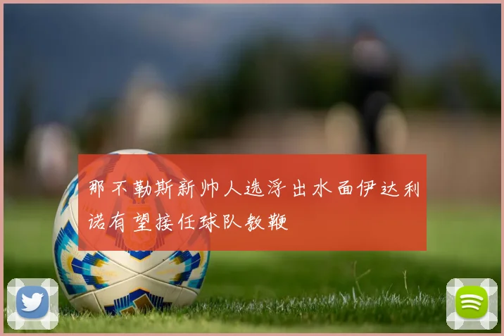 那不勒斯新帅人选浮出水面伊达利诺有望接任球队教鞭